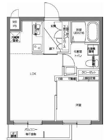 パティーナV代々木上原402の間取り