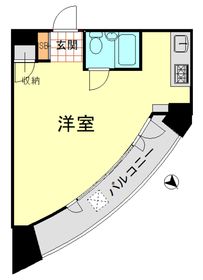 ライオンズマンション目黒青葉台タウンハウス705の間取り