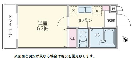 キーウエスト三軒茶屋102の間取り