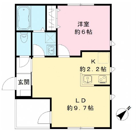 アレーズ祐天寺302の間取り