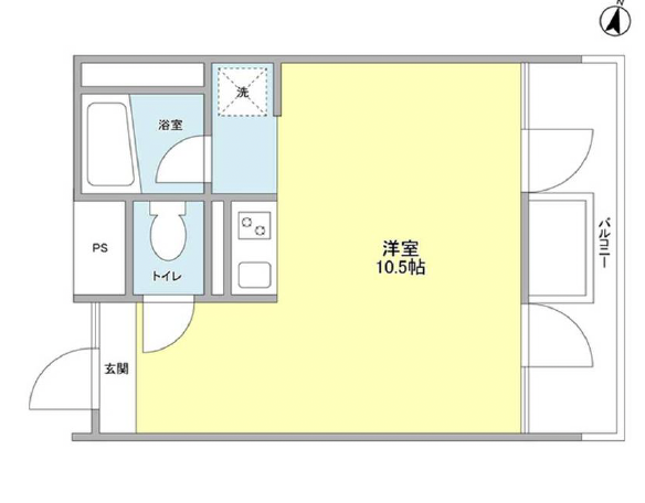 ル・トラン代々木公園203の間取り