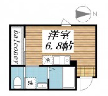 フェリーチェ三軒茶屋2Aの間取り