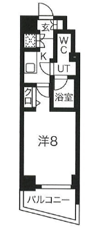スパシエグランス学芸大学602の間取り