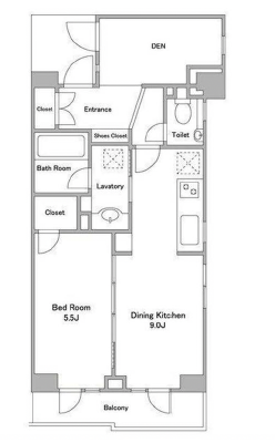 HF学芸大学レジデンス903の間取り
