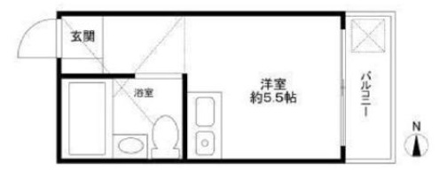 フォーシム三軒茶屋207の間取り