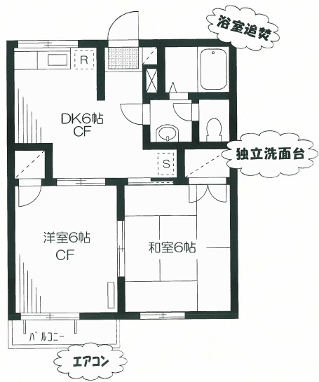 フレグランストム101の間取り