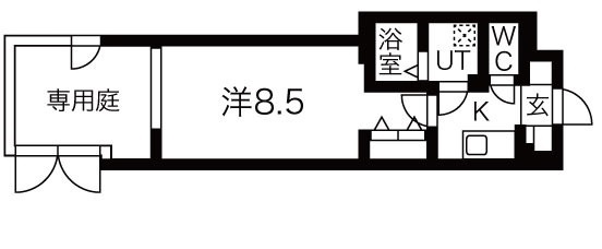 ルネサンスコート祐天寺104の間取り