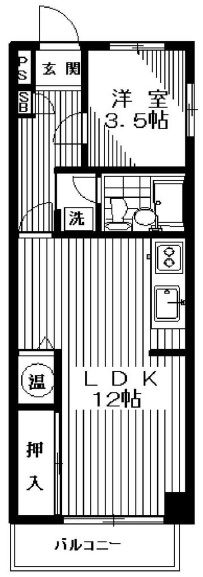 ハイネス池尻701の間取り