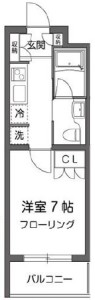 ガーデン用賀215の間取り