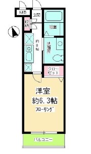 アルジオーネ池尻206の間取り