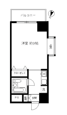 アビタシオン池尻201の間取り