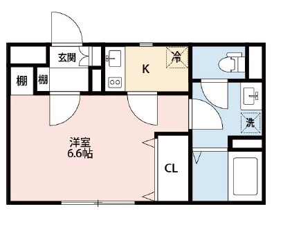 J-ARC三軒茶屋103の間取り