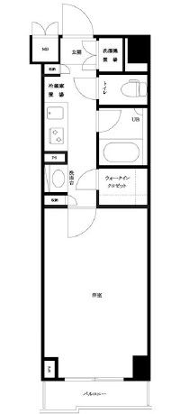 ルーブル三軒茶屋参番館302の間取り