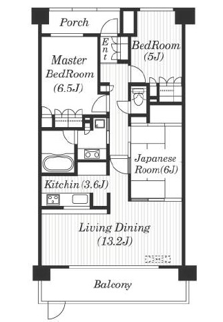 クリオ自由が丘壱番館208の間取り