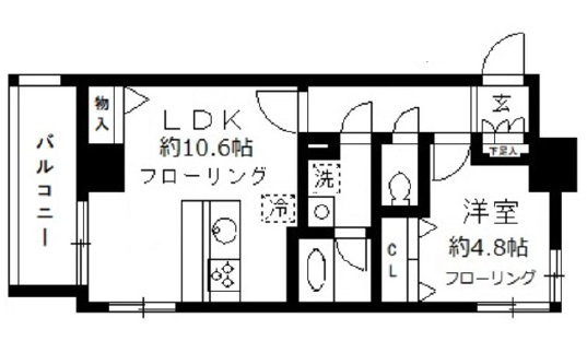 ベル　ドミール　目黒602の間取り