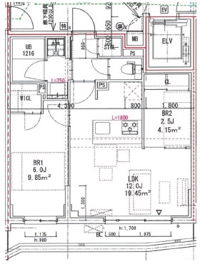 ルネサンスコート学芸大学402の間取り