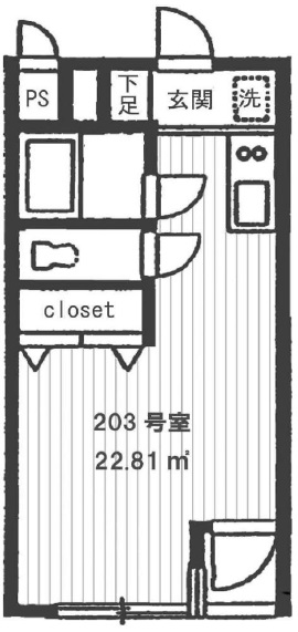 MSエステート203の間取り