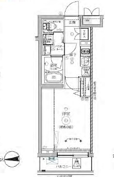 RELUXIA三軒茶屋（リルシア三軒茶屋）101の間取り