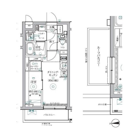 RELUXIA三軒茶屋（リルシア三軒茶屋）501の間取り