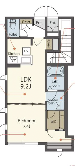 アクト深沢104の間取り