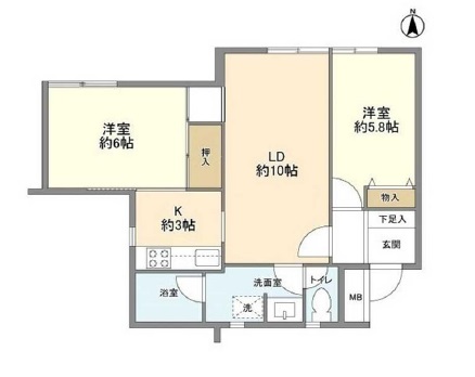 アルス用賀103の間取り