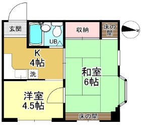 グレイス深沢503の間取り