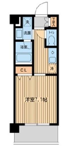 KDXレジデンス用賀404の間取り