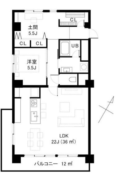 コープ第一駒場606の間取り