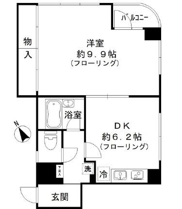 グリーンヴィラ・池尻401の間取り