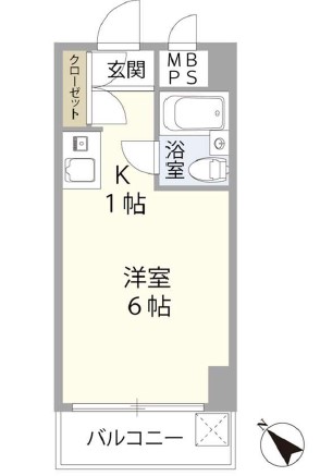 スタンフォードコート401の間取り