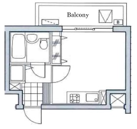 CLUB LANAI MEDITERRANEAN301の間取り