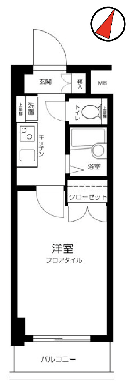 フェニックス三軒茶屋904の間取り