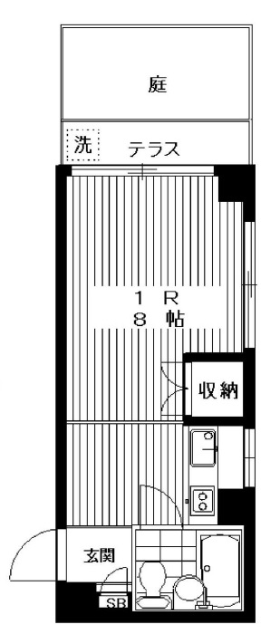 コーポ東山106の間取り