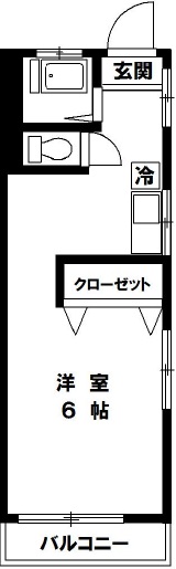 中山ビル401の間取り