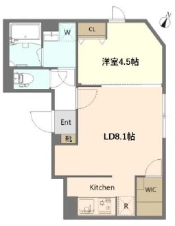 toggle白金高輪（トグレシロカネタカナワ）402の間取り