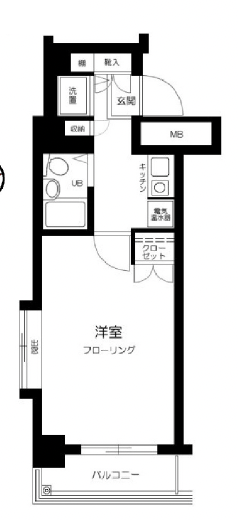 ガーラ駒沢大学203の間取り