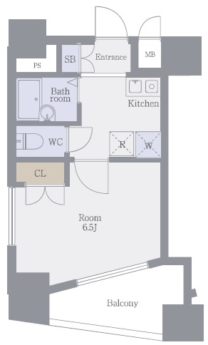 ラグジュアリーアパートメント中目黒703の間取り