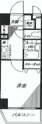 メインステージ恵比寿東505の間取り