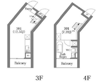 COMS上原301の間取り