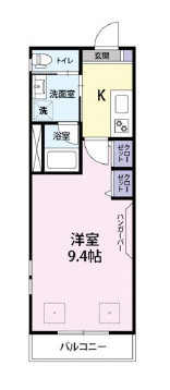 ハイフィールド池尻大橋101の間取り