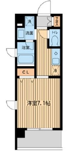 KDXレジデンス用賀406の間取り
