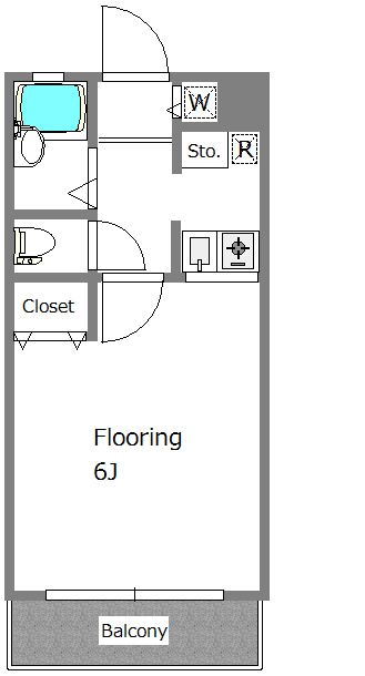 フローレンス307の間取り