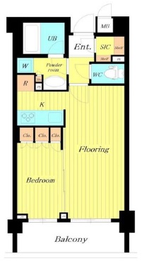 クオリア桜新町303の間取り