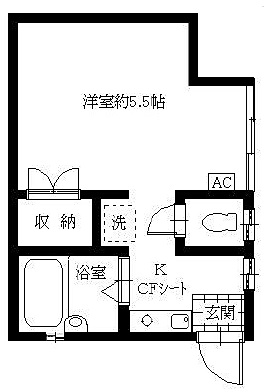 N'sアパートメント下北沢201の間取り