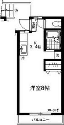 ヒロセコーポ202の間取り