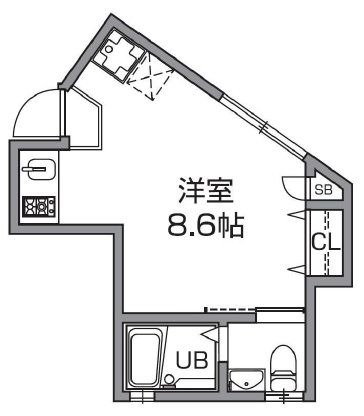 グランエッグス学芸大学203の間取り