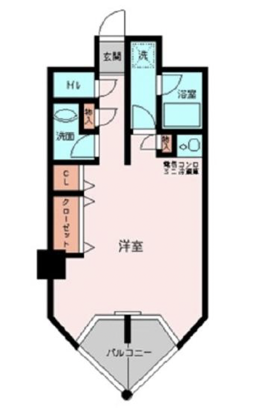 恵比寿アーバンハウス204の間取り