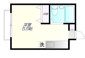 カメリア祐天寺403の間取り