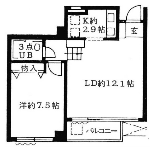 ヒルトップ野沢102の間取り