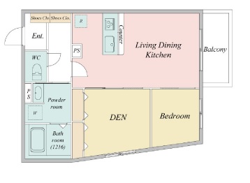 LiveFlat学芸大学(ライブフラット学芸大学)303の間取り